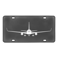 Thumbnail for Boeing 767 Silhouette Designed Metal (License) Plates