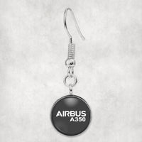 Thumbnail for Airbus A350 & Text Designed Earrings