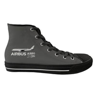 Thumbnail for The Airbus A350 WXB Designed Long Canvas Shoes (Men)