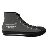 Thumbnail for The Antonov AN-225 Designed Long Canvas Shoes (Men)