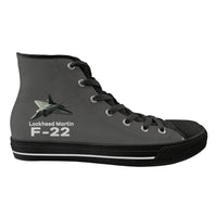 Thumbnail for The Lockheed Martin F22 Designed Long Canvas Shoes (Men)