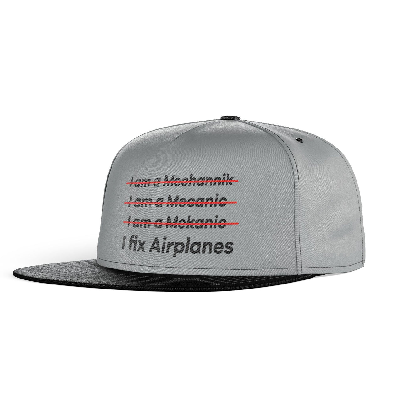 I Fix Airplanes Designed Snapback Caps & Hats