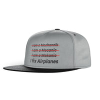 Thumbnail for I Fix Airplanes Designed Snapback Caps & Hats