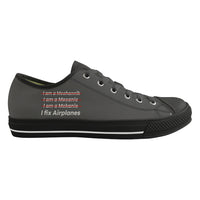 Thumbnail for I Fix Airplanes Designed Canvas Shoes (Women)