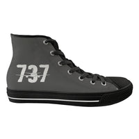 Thumbnail for Boeing 737 Designed Designed Long Canvas Shoes (Men)