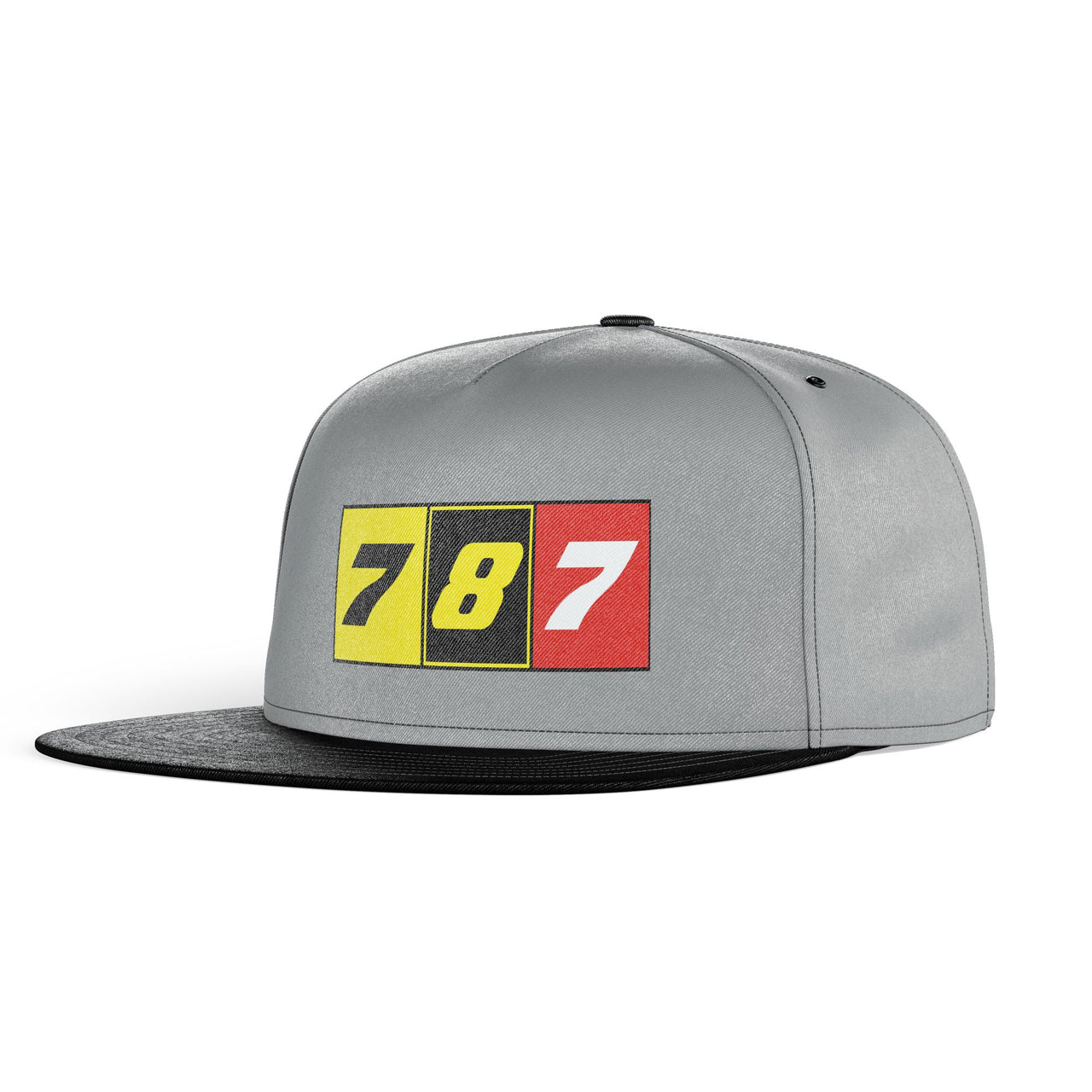 Flat Colourful 787 Designed Snapback Caps & Hats