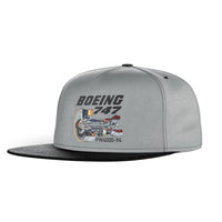 Thumbnail for Boeing 747 & PW4000-94 Engine Designed Snapback Caps & Hats