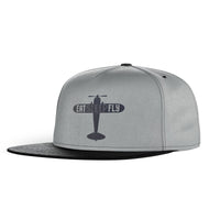 Thumbnail for Eat Sleep Fly & Propeller Designed Snapback Caps & Hats