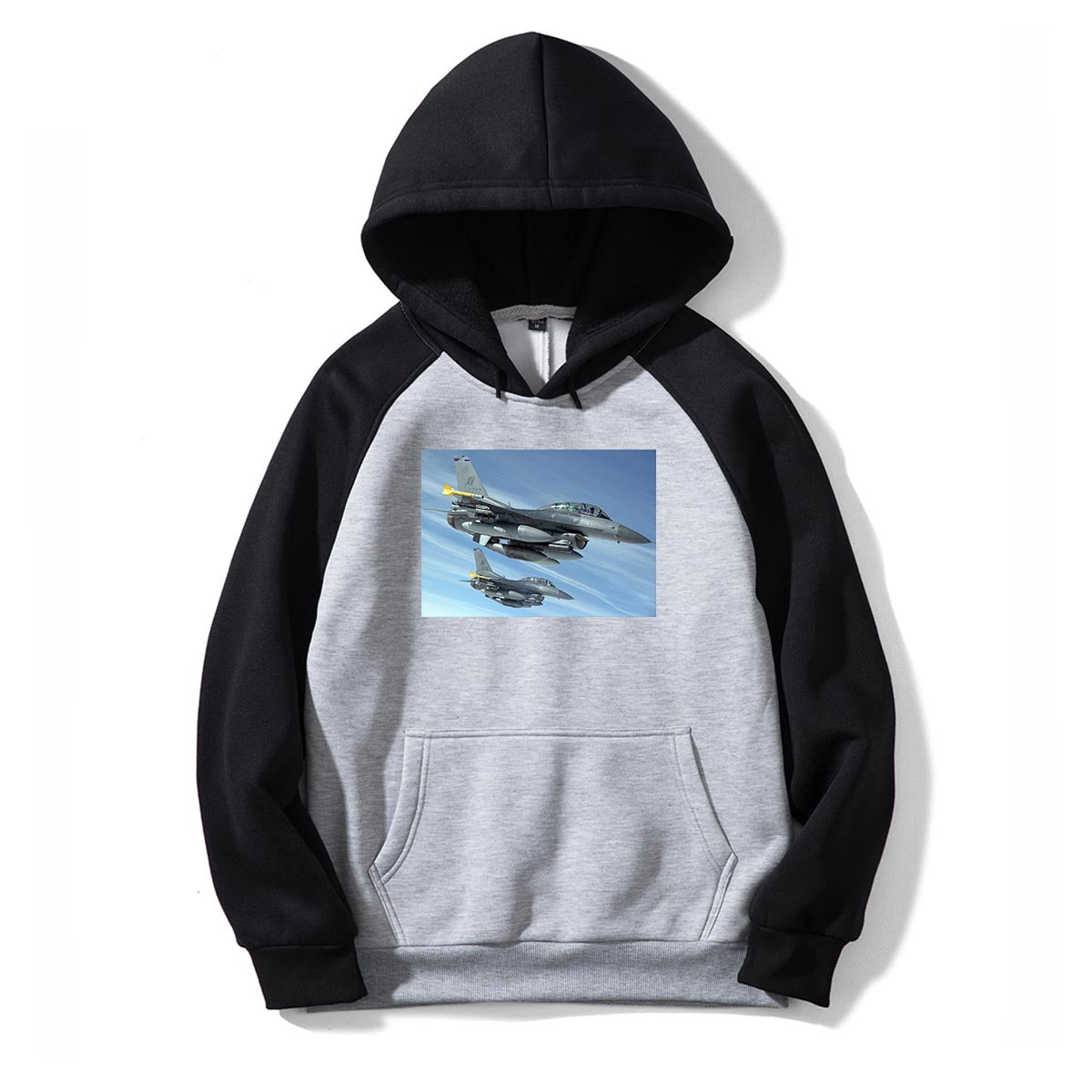 Two Fighting Falcon Designed Colourful Hoodies