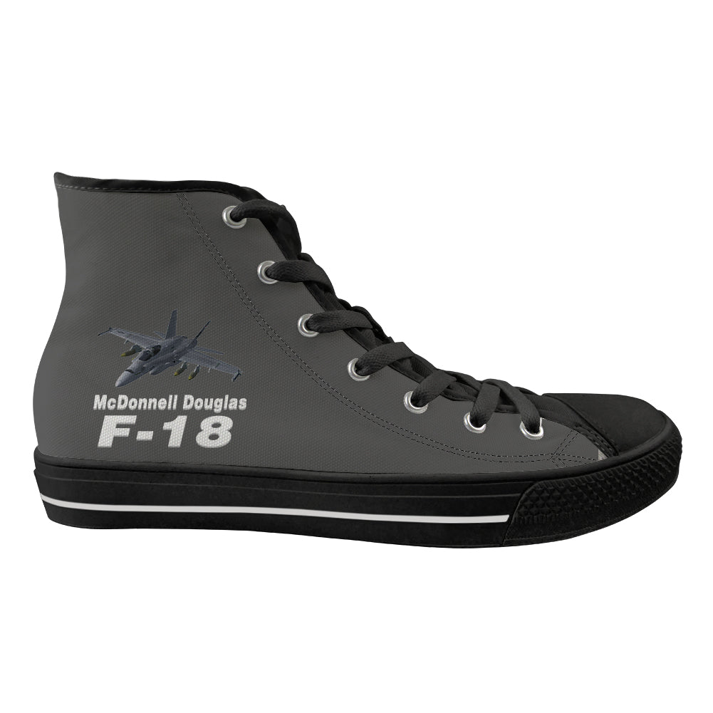 The McDonnell Douglas F18 Designed Long Canvas Shoes (Men)