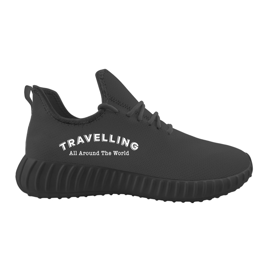 Travelling All Around The World Designed Sport Sneakers & Shoes (MEN)