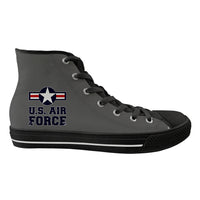 Thumbnail for US Air Force Designed Long Canvas Shoes (Men)