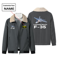 Thumbnail for The Lockheed Martin F35 Designed Winter Bomber Jackets