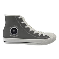 Thumbnail for In Thrust We Trust Designed Long Canvas Shoes (Men)