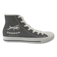 Thumbnail for Cessna Aeroclub Designed Long Canvas Shoes (Men)