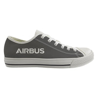 Thumbnail for Airbus & Text Designed Canvas Shoes (Men)