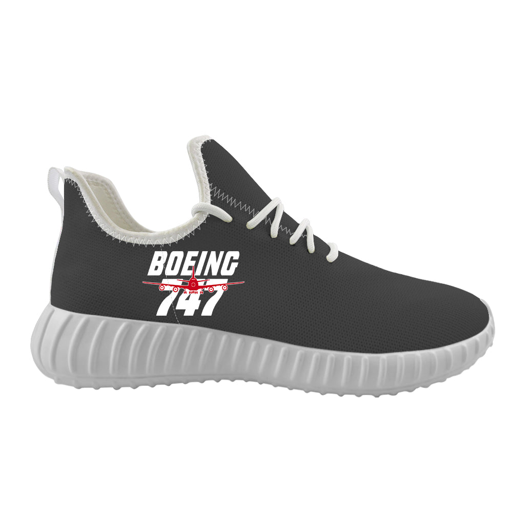 Amazing Boeing 747 Designed Sport Sneakers & Shoes (MEN)