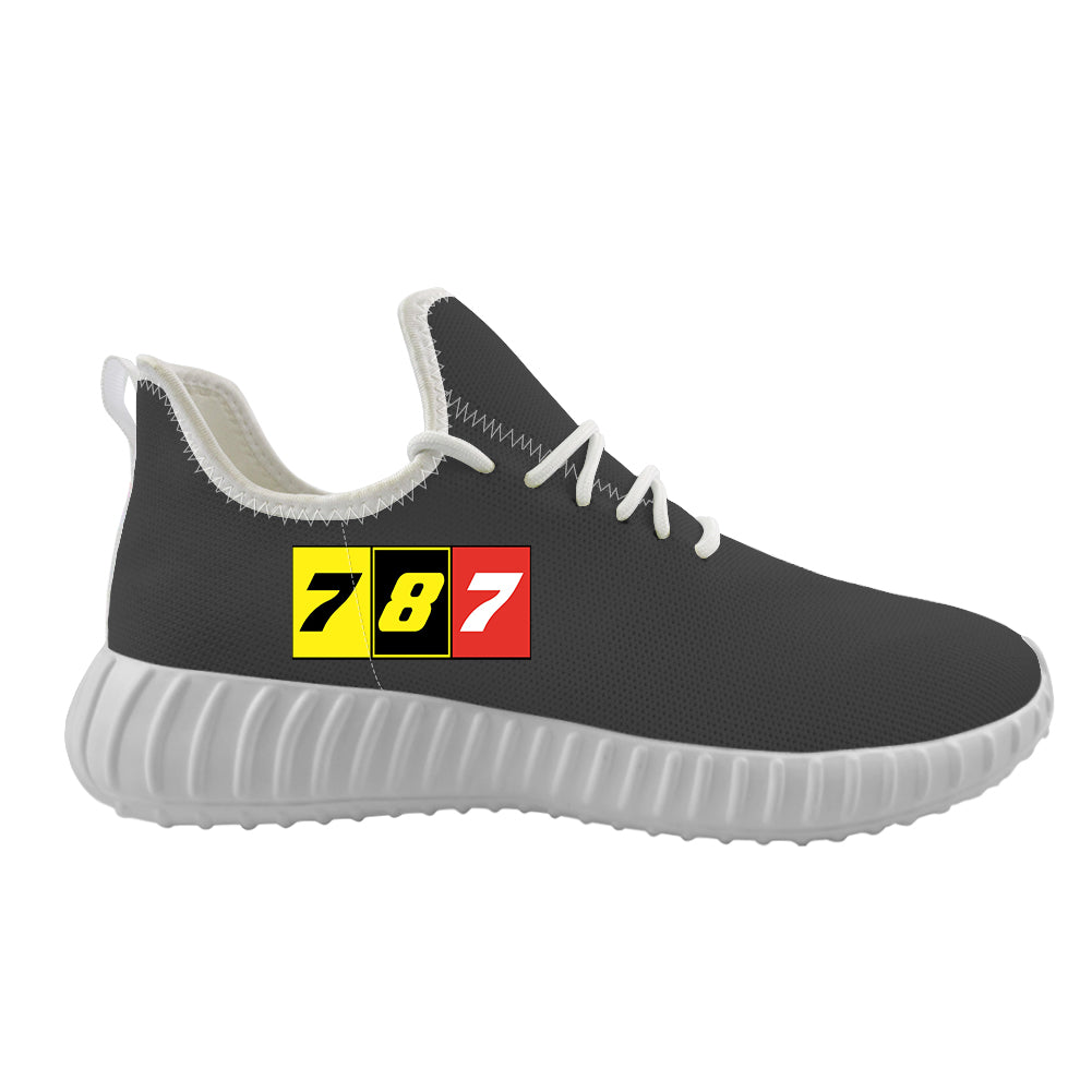 Flat Colourful 787 Designed Sport Sneakers & Shoes (MEN)