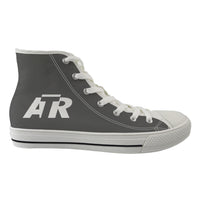 Thumbnail for ATR & Text Designed Long Canvas Shoes (Women)