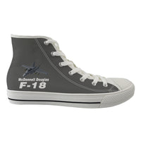 Thumbnail for The McDonnell Douglas F18 Designed Long Canvas Shoes (Men)