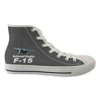 Thumbnail for The McDonnell Douglas F15 Designed Long Canvas Shoes (Men)