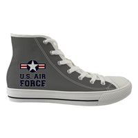 Thumbnail for US Air Force Designed Long Canvas Shoes (Men)