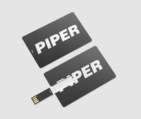 Thumbnail for Piper & Text Designed USB Cards