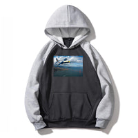 Thumbnail for Blue Angels & Bridge Designed Colourful Hoodies