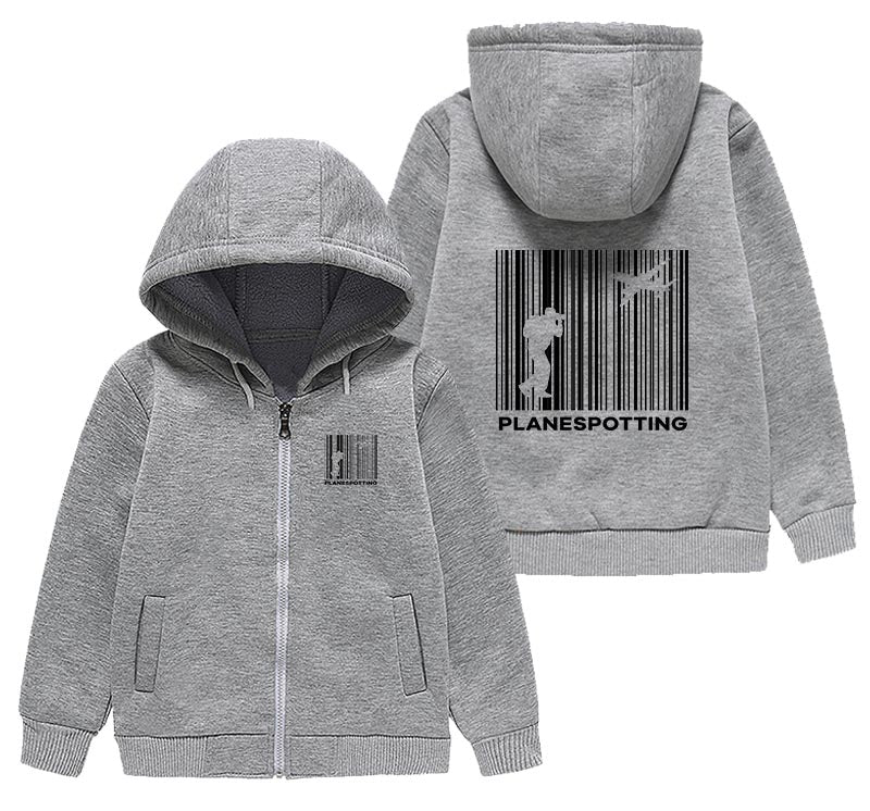 Planespotting Designed "CHILDREN" Zipped Hoodies