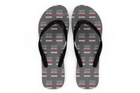 Thumbnail for I Don't Always Stop and Look at Airplanes Designed Slippers (Flip Flops)