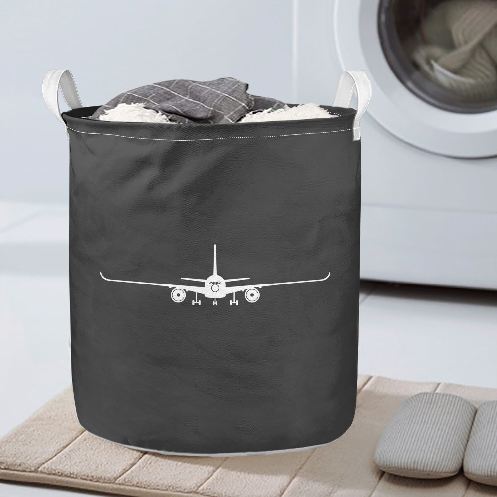 Airbus A350 Silhouette Designed Laundry Baskets