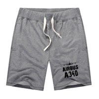 Thumbnail for Airbus A340 & Plane Designed Cotton Shorts