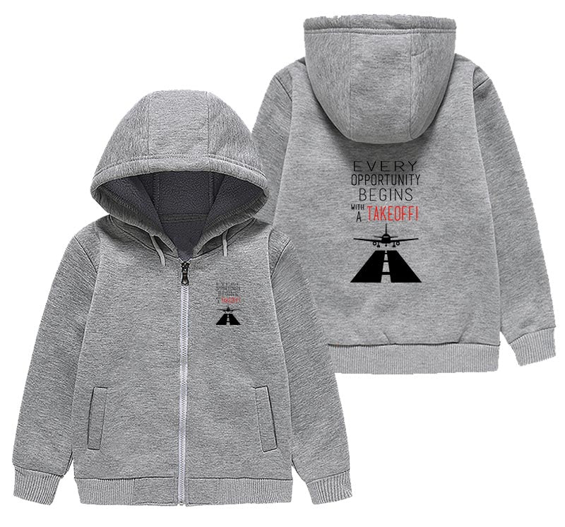 Every Opportunity Designed "CHILDREN" Zipped Hoodies