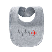 Thumbnail for Aviation Heartbeats Designed Baby Saliva & Feeding Towels