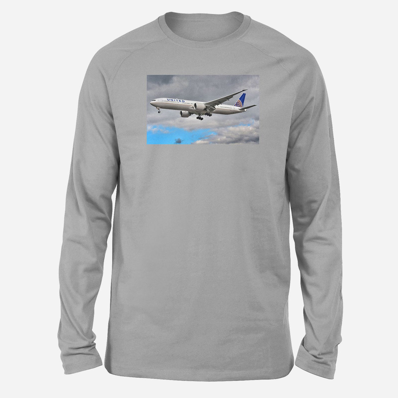 United Airways Boeing 777 Designed Long-Sleeve T-Shirts