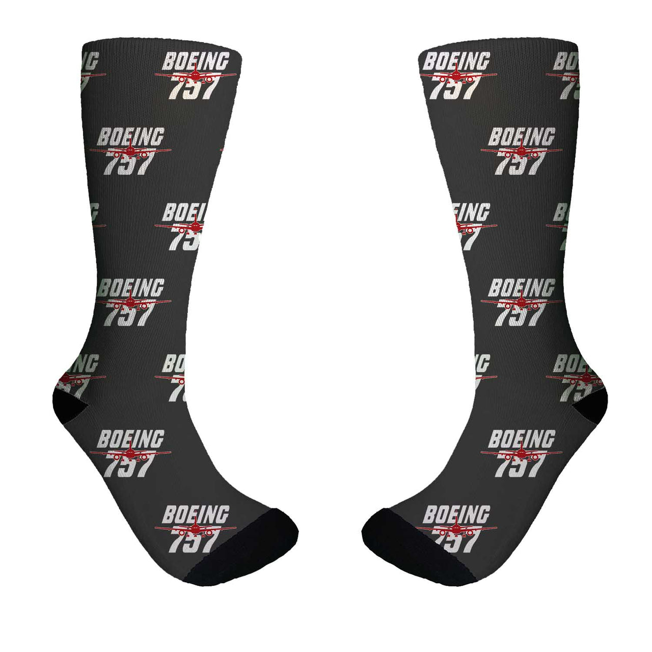 Amazing Boeing 757 Designed Socks