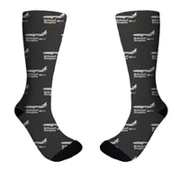 Thumbnail for The McDonnell Douglas MD-11 Designed Socks