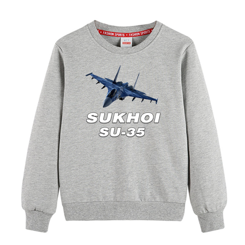 The Sukhoi SU-35 Designed "CHILDREN" Sweatshirts