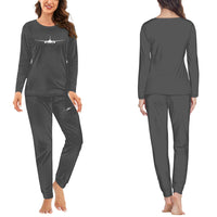 Thumbnail for Boeing 787 Silhouette Designed Women Pijamas