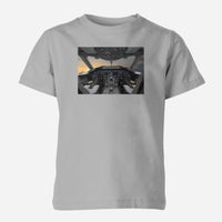 Thumbnail for Boeing 787 Cockpit Designed Children T-Shirts