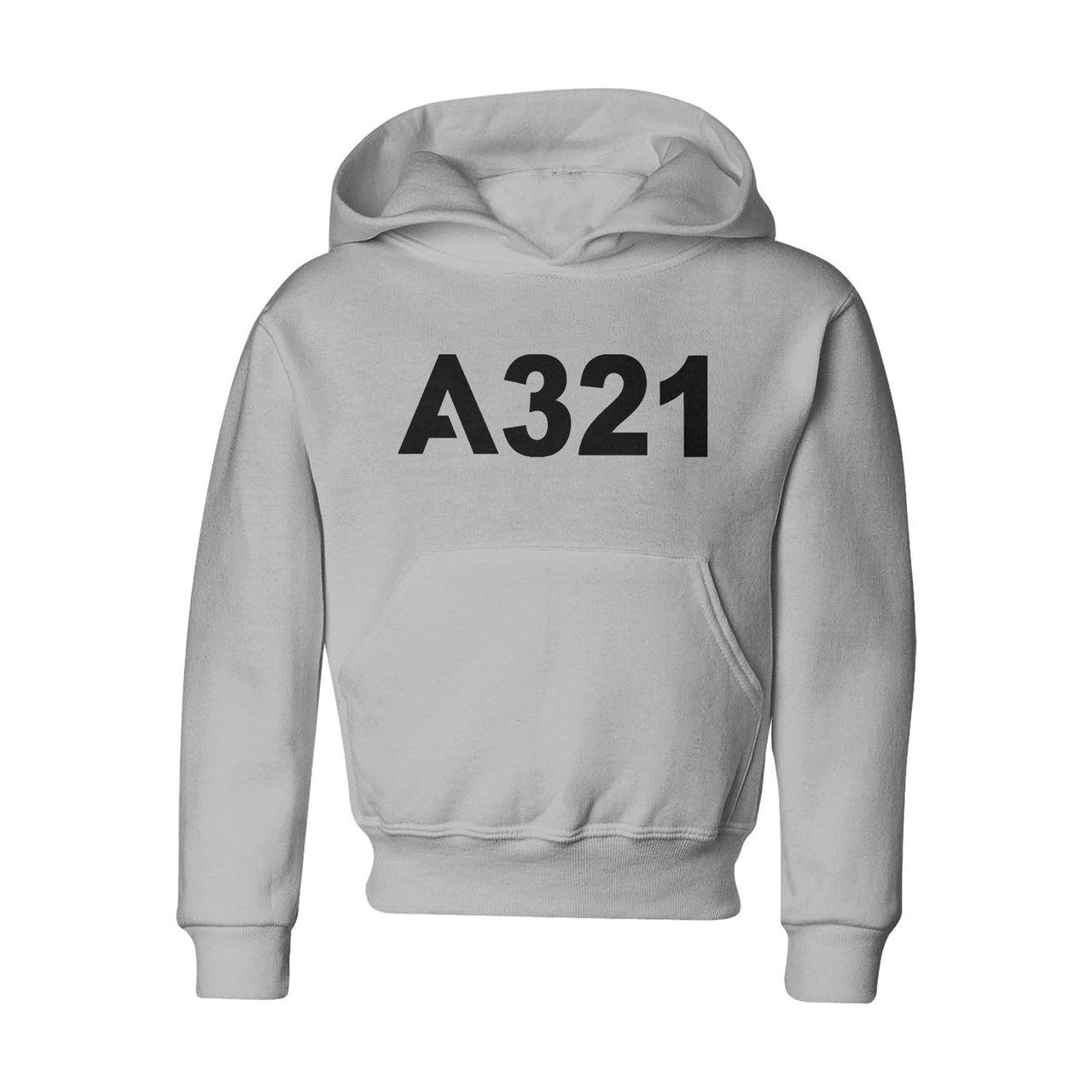 A321 Flat Text Designed "CHILDREN" Hoodies