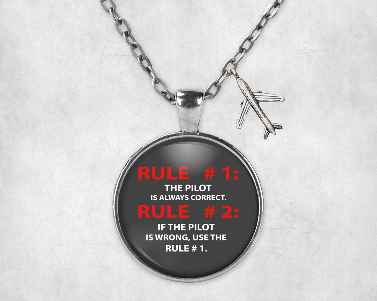 Rule 1 - Pilot is Always Correct Designed Necklaces