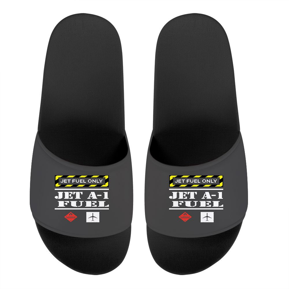 Jet Fuel Only Designed Sport Slippers