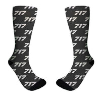 Thumbnail for 717 Flat Text Designed Socks