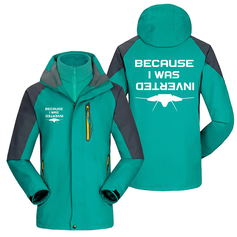 Because I was Inverted Designed Thick Skiing Jackets