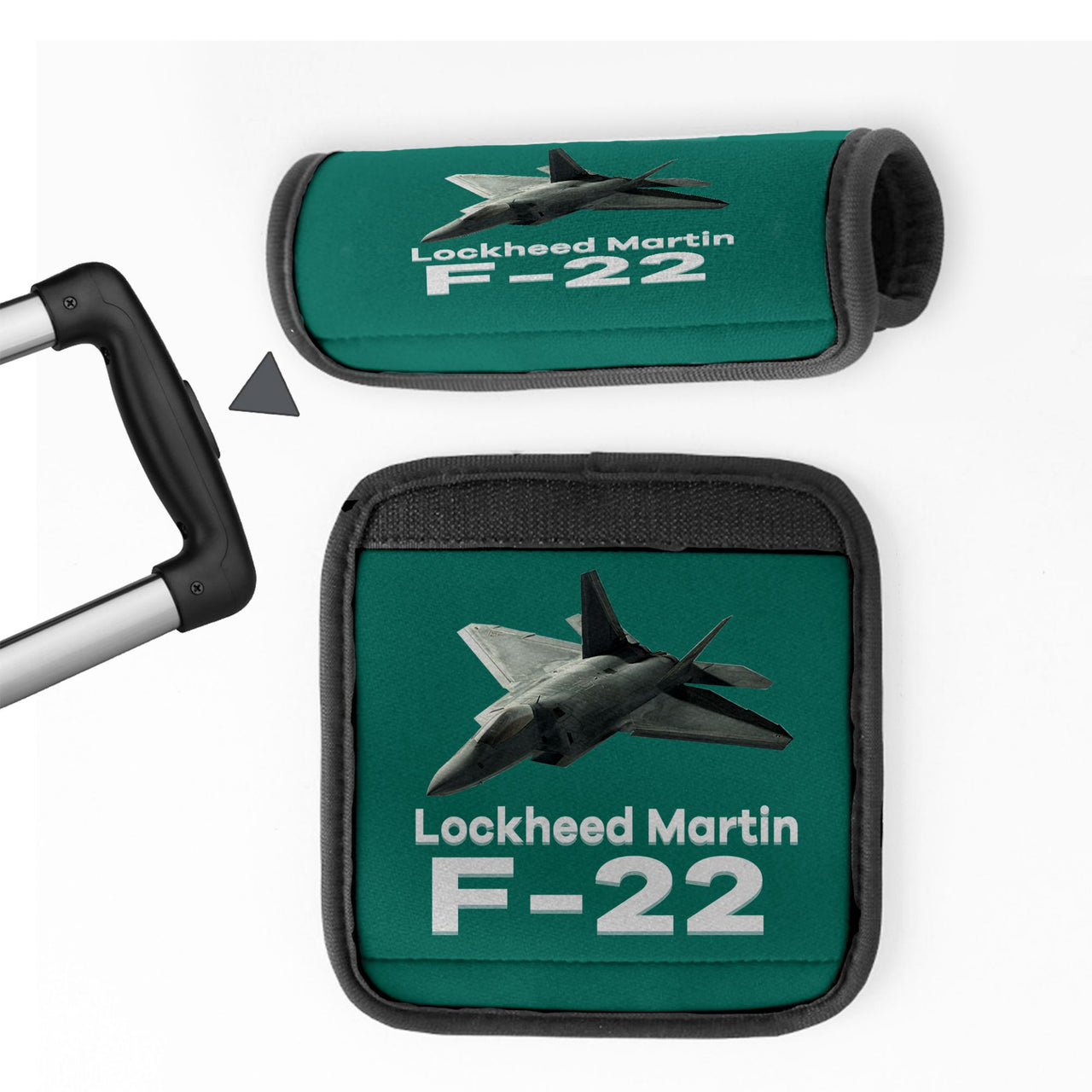 The Lockheed Martin F22 Designed Neoprene Luggage Handle Covers