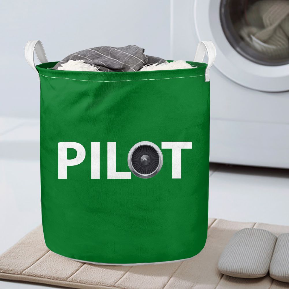 Pilot & Jet Engine Designed Laundry Baskets