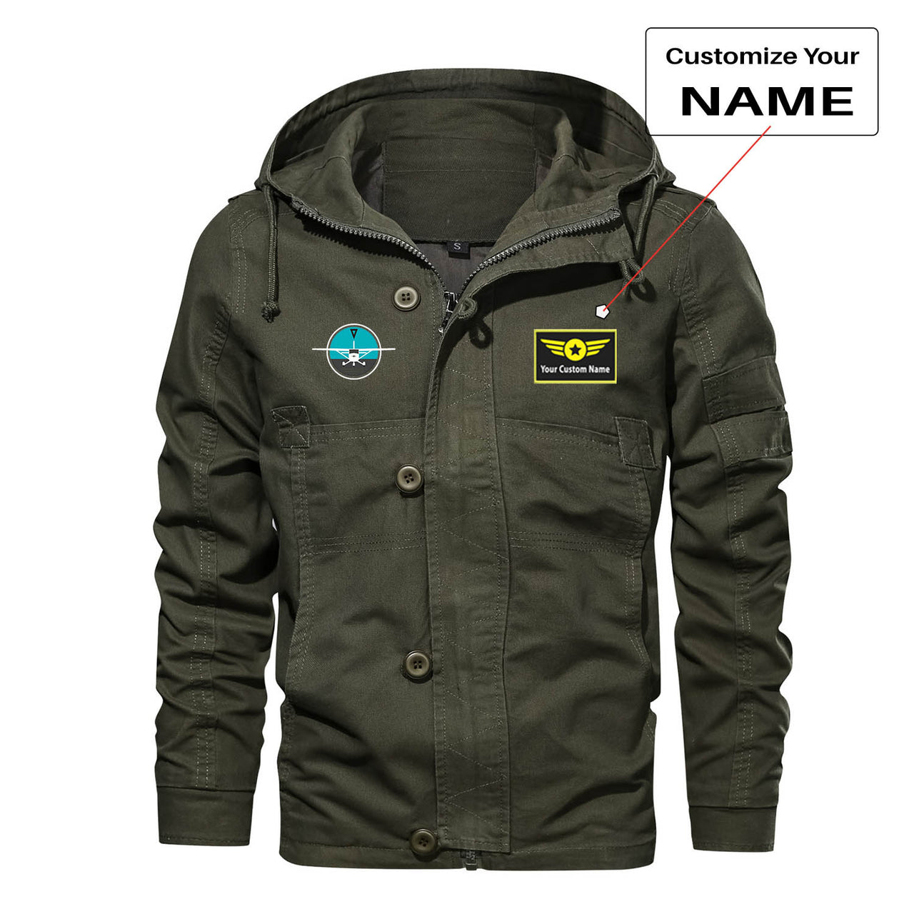 Cessna & Gyro Designed Cotton Jackets