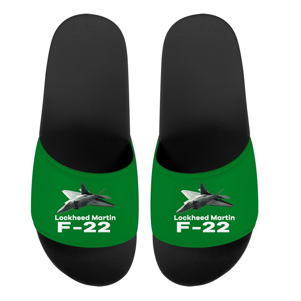 The Lockheed Martin F22 Designed Sport Slippers