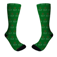 Thumbnail for Aviation Alphabet 3 Designed Socks